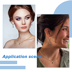 16 шт. 8-цветные латунные подвески с кубическим цирконием&nbsp;KK-DC0003-77