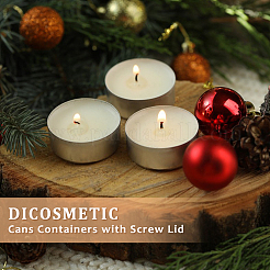 Круглые алюминиевые жестяные банки&nbsp;CON-WH0086-127B