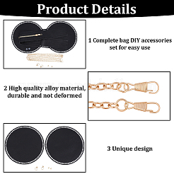 Наборы для самостоятельного изготовления сумки-ведра из искусственной кожи&nbsp;DIY-WH20081-056C