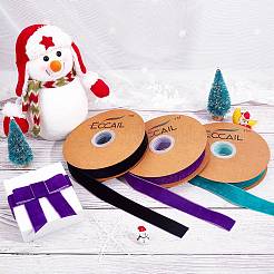 Бархатная лента&nbsp;SRIB-WH0006-18F