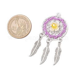 Подвески из стеклянных бусин ручной работы&nbsp;PALLOY-MZ00766-01