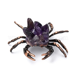 Украшение дисплея скульптуры из натурального аметиста&nbsp;PW-WG5F0B7-01