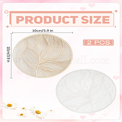 2 шт. ПВХ подставки под горячее&nbsp;AJEW-LP0006-94B