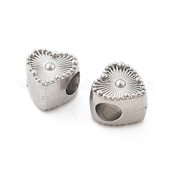 Европейские бусины из нержавеющей стали 304&nbsp;STAS-M112-03P-05