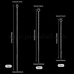 Фурнитура для сережек-гвоздиков из нержавеющей стали 304&nbsp;STAS-CA0002-42