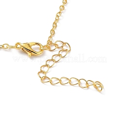 Ожерелье из сплава с прозрачным кубическим цирконием для женщин&nbsp;LS-NJEW-G107-02G