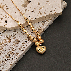 Элегантный кулон ожерелье из латуни сердца для женщин&nbsp;RB7498