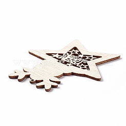 Рождественские большие подвески из окрашенного дерева&nbsp;LS-FIND-H030-22