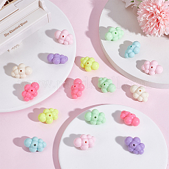 50 шт. Непрозрачные акриловые бусины&nbsp;MACR-ME0001-06