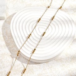 304 нержавеющая сталь спутниковые цепи ожерелья&nbsp;NJEW-SW00053