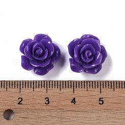 Синтетический коралл 3 г цветок розы бисер&nbsp;CORA-A005-14mm-19