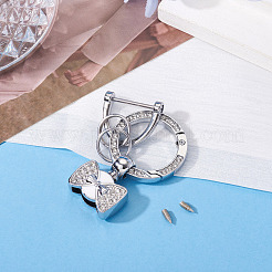 1 шт. брелки с пружинными кольцами из сплава со стразами своими руками&nbsp;FIND-TA0008-54B-P