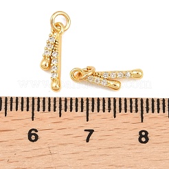 Латунные микро проложить кубического циркония подвески&nbsp;KK-F927-20G