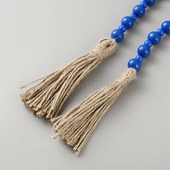 Круглые бусины из натурального дерева настенные украшения&nbsp;HJEW-WH20011-05A