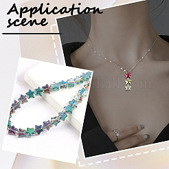 216шт 18 цвета гальванические стеклянные бусины&nbsp;RABO-PA0001-01