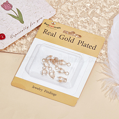 12 шт. латунные микрофибровые кубические циркониевые скобы для ледоруба&nbsp;KK-BBC0018-30