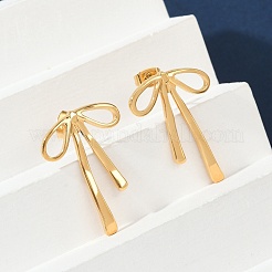 Серьги-гвоздики из нержавеющей стали 304&nbsp;EJEW-S227-30G-09