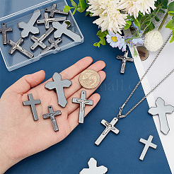 24шт 4 стиля немагнитных гематитовых подвесок наборы&nbsp;G-PH0002-20