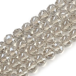 Прозрачные стеклянные бусины гальваническим пряди&nbsp;EGLA-N002-34C-M01