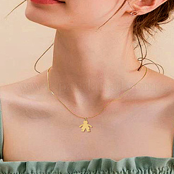 4 шт. 2-х цветные подвески из хирургической нержавеющей стали 316&nbsp;STAS-LP0002-89