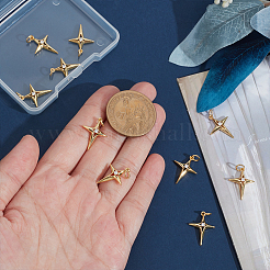 10шт латунные подвески с микропаве и кубическим цирконием&nbsp;PALLOY-ME00027