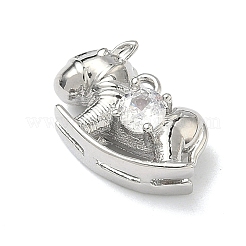 Латунные микро проложить кубического циркония подвески&nbsp;KK-I476-26P-05