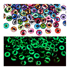 2 пакетик флуоресцентных стеклянных кабошонов&nbsp;GGLA-PH0001-74