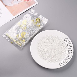 Прозрачные цвета блестящие стеклянные круглые бусины&nbsp;SEED-S045-002A-D01