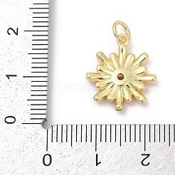 Латунные подвески с кубическим цирконием и эмалью&nbsp;KK-U062-38G-03