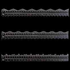 3шт акриловые линейки&nbsp;FIND-WH20015-099