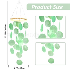 Природные колокольчики ветра&nbsp;AJEW-WH0250-55