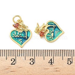 Латунные микро проложить кубического циркония подвески&nbsp;KK-S338-02G-1