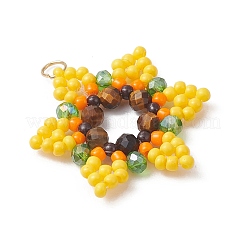 Стеклянные подвески из бисера&nbsp;PALLOY-MZ01241-01