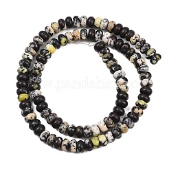 Бусы из натуральной желтой бирюзы (яшмы)&nbsp;G-L647-D08-4x6mm