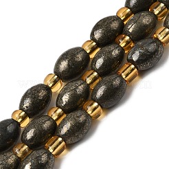 Природного пирита бисер нитей&nbsp;G-Z131-A01-01