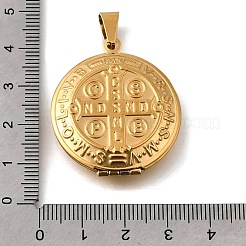 Подвески-медальоны из нержавеющей стали 316&nbsp;STAS-C123-04A-G