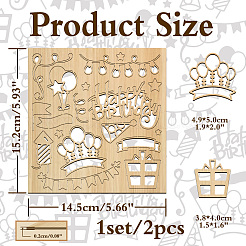 Деревянные стружечные доски&nbsp;DIY-WH0548-008