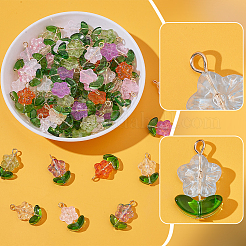 100шт стеклянные подвески&nbsp;PALLOY-WR00012