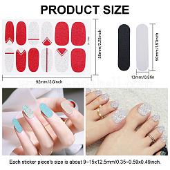 24 стиль полноцветные наклейки для ногтей&nbsp;MRMJ-GL0001-10