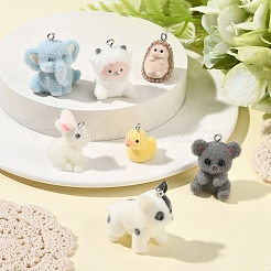 Подвески из флокированной смолы&nbsp;FIND-YW0009-13