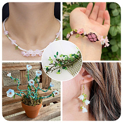 250шт 5 цвета прозрачные акриловые подвески&nbsp;TACR-TA0001-68