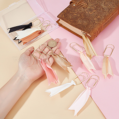 10 шт. 10-х цветные скрепки из углеродистой стали&nbsp;AJEW-PH01654