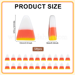 Кабошоны из непрозрачной смолы&nbsp;CRES-ME0001-04