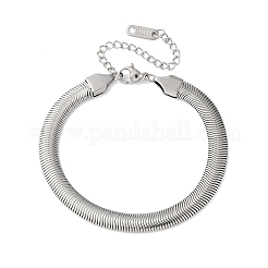 Браслеты-змейки из нержавеющей стали 304 для женщин&nbsp;BJEW-M096-03P