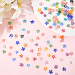 500 шт. перламутровые непрозрачные стеклянные кабошоны&nbsp;GLAA-SC0002-82