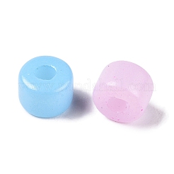 Непрозрачный стеклянный бисер с краской для выпечки&nbsp;SEED-T008-02-M01