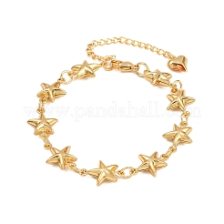 Браслеты из нержавеющей стали 304 для женщин&nbsp;BJEW-D359-10G