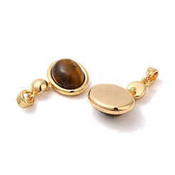 Природных тигровый глаз подвески&nbsp;KK-M270-45G