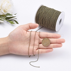 Латунные витой цепочки&nbsp;CHC-Q001-02AB