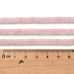 Природного розового кварца нитей бисера G-P575-B44-4x2mm